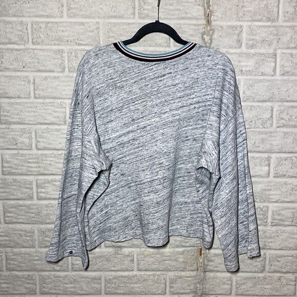 NWT MSRP $158 Splendid Contrast Ribbed Crew Neck Pullover Women's Size medium - Picture 5 of 8